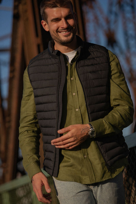 Outfit by Marek Shirt Moss green SS25