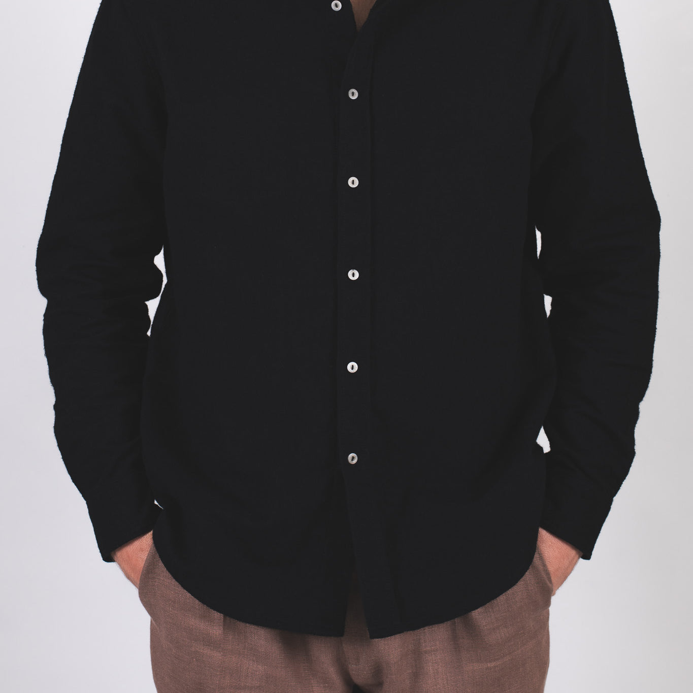 Pánská flanelová košile s límečkem - regular fit