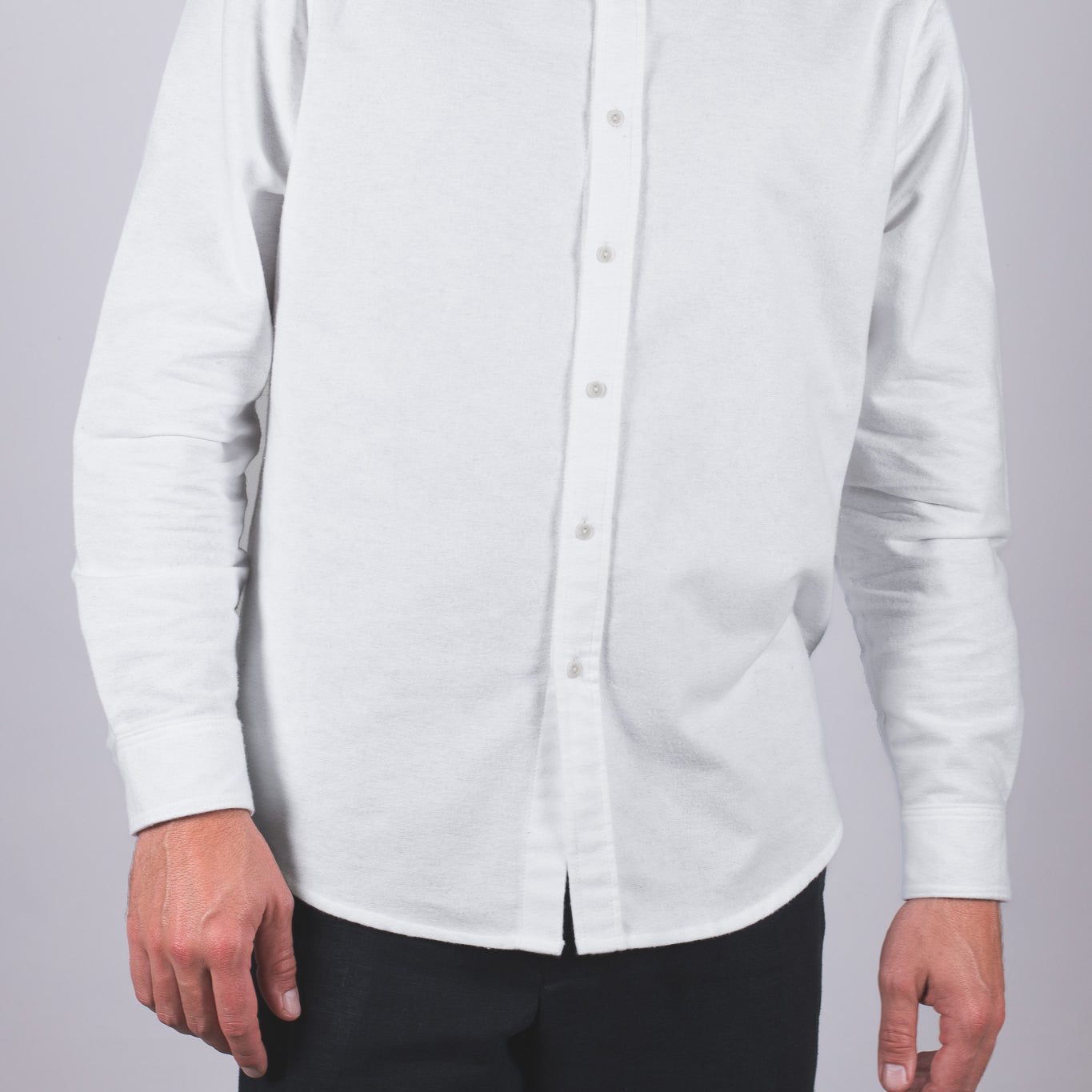 Pánská flanelová košile s límečkem - regular fit