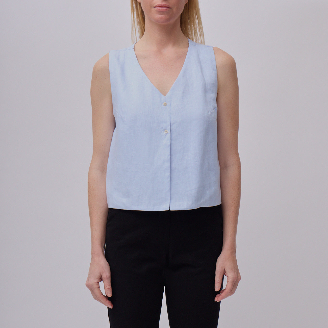 Women’s linen vest