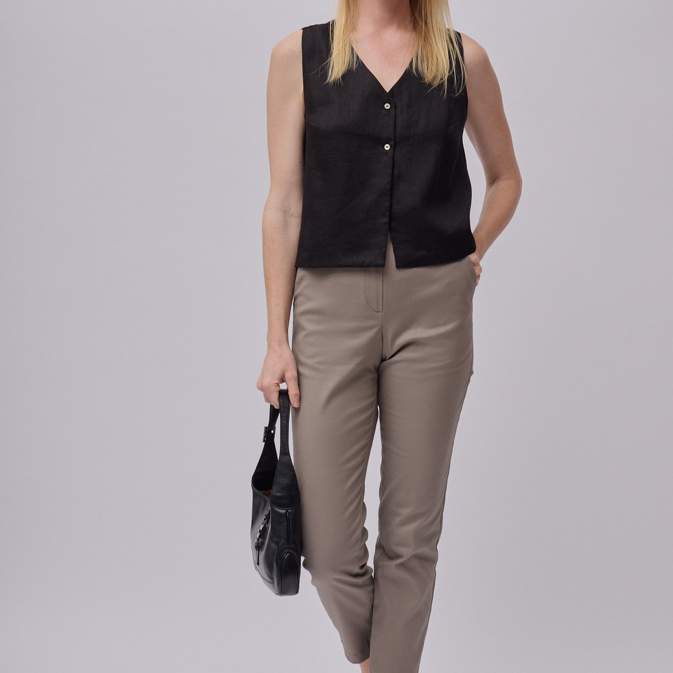 Women’s linen vest