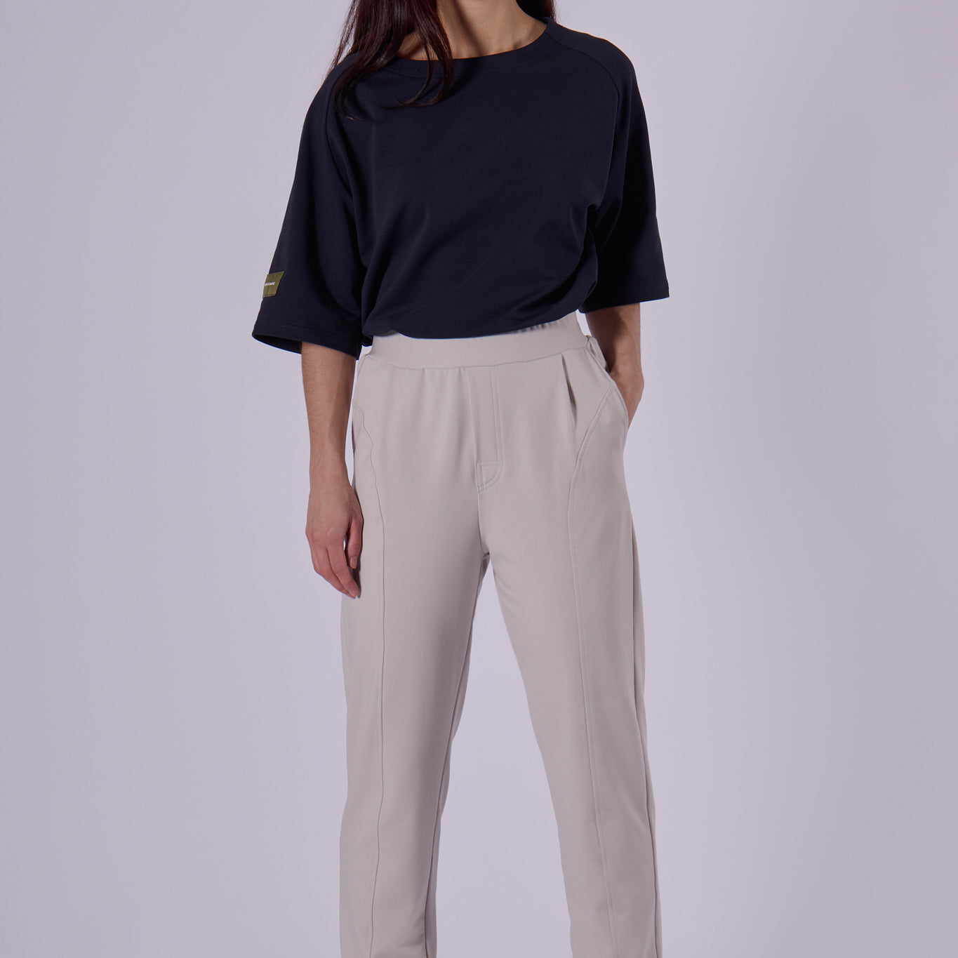 Women sweatpants organic cotton - loose fit