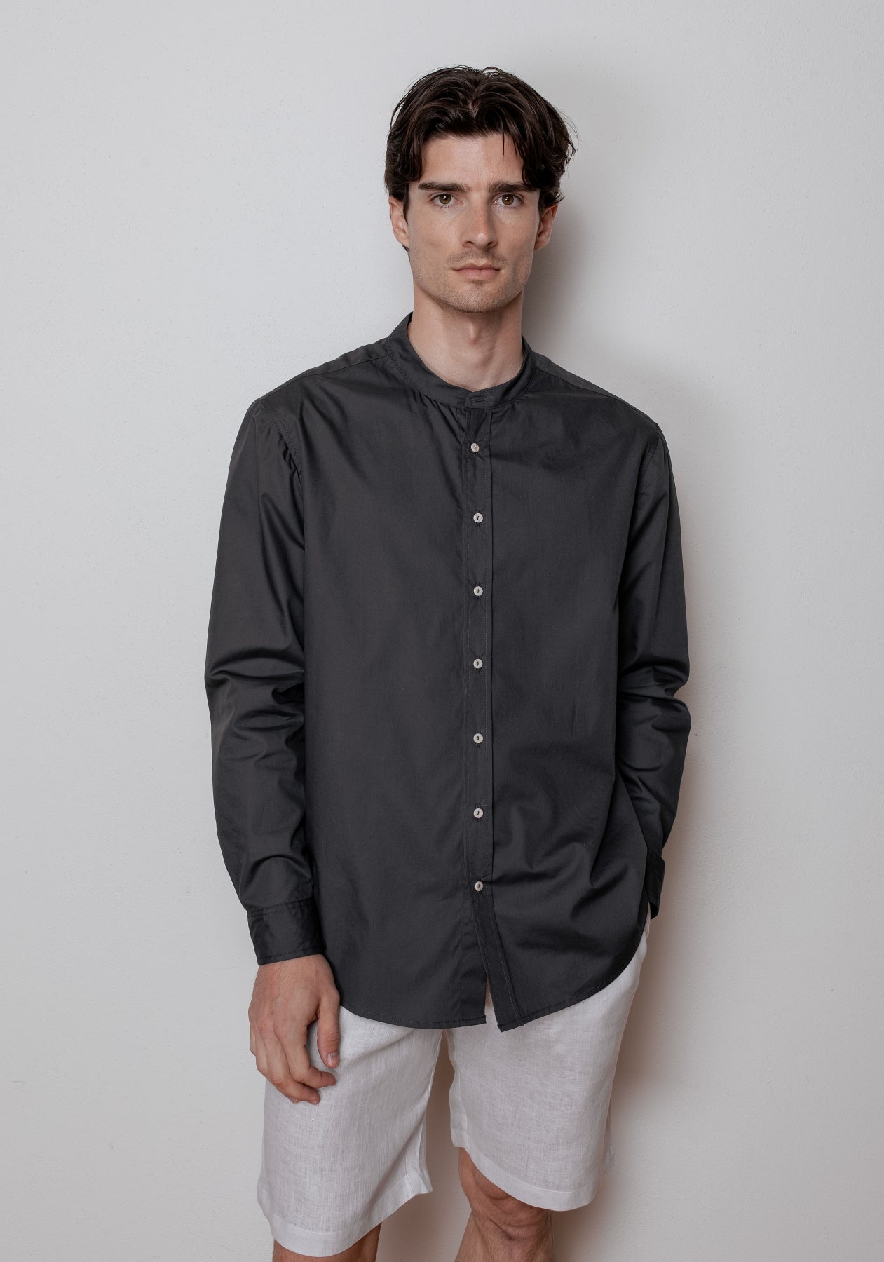 Men's organic cotton shirt - Gray