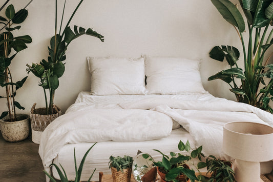 Deco & Home Linen Bedding Pearl gray