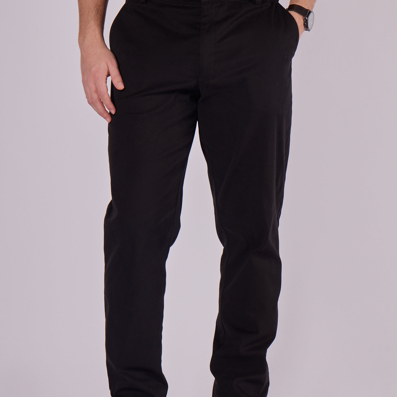 Men’s cotton chino trousers - regular fit