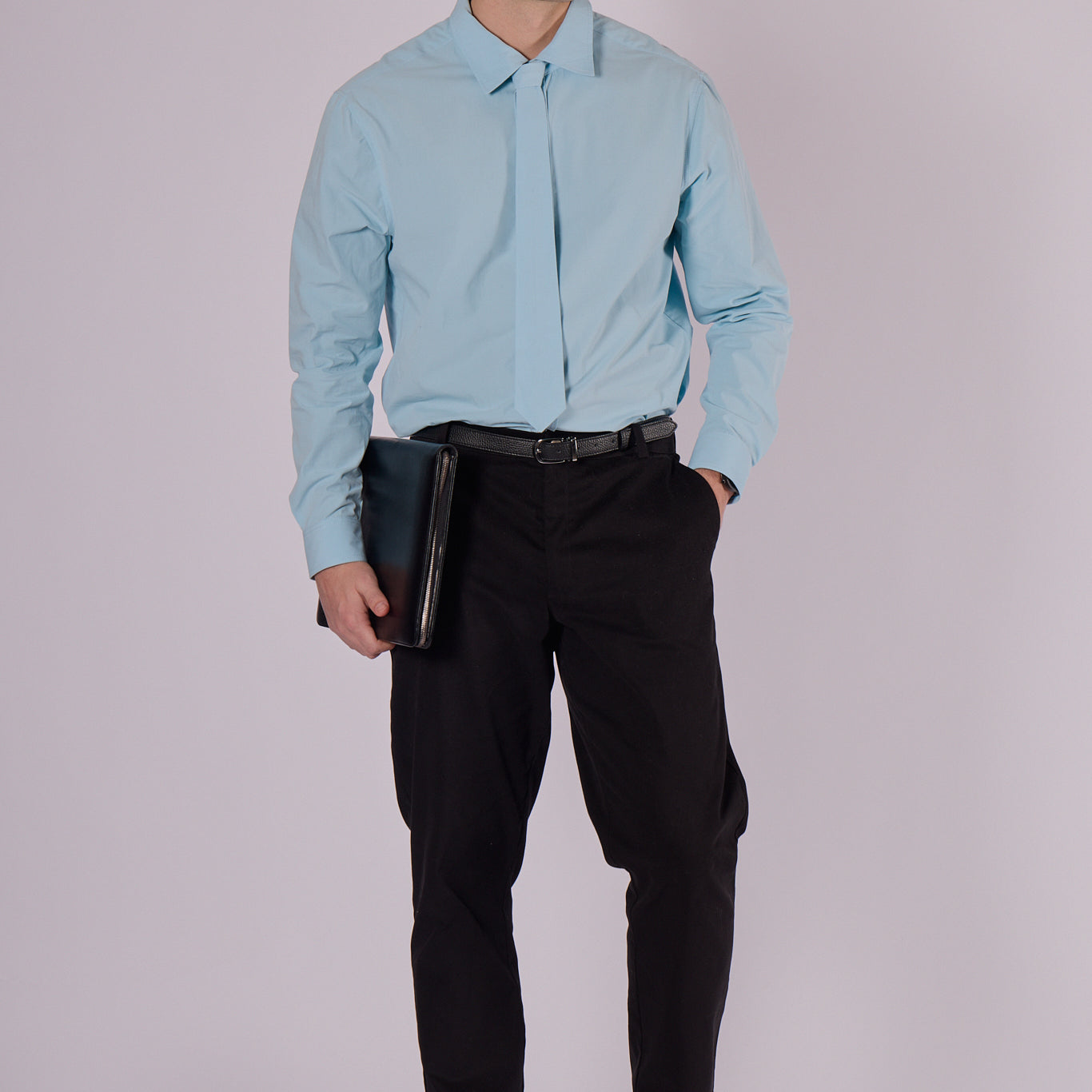 Pánská biobavlněná košile s límečkem - regular fit