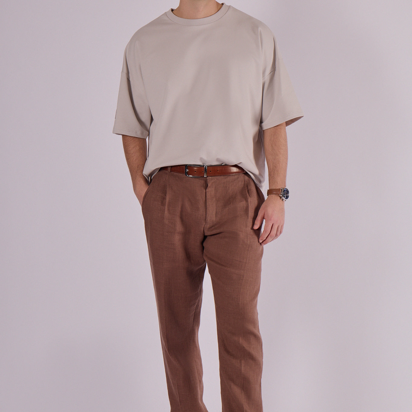 Men’s Sweatshirt T-Shirt Organic Cotton - loose fit