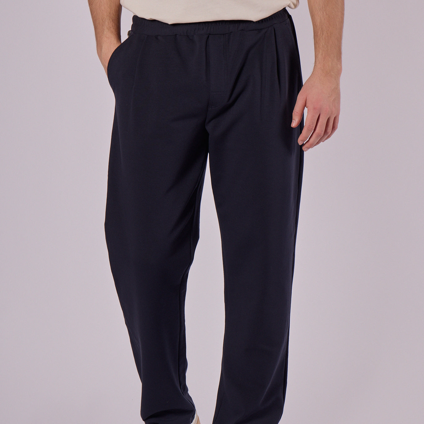 Men sweatpants wide organic cotton Straight-leg - regular fit