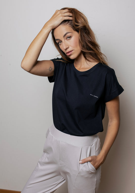 Dámske teplákové nohavice z biobavlny Pearl gray - loose fit