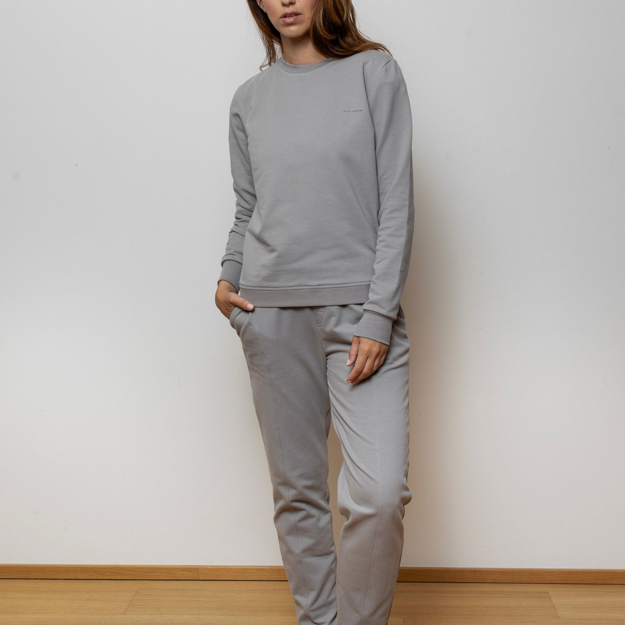 Women sweatshirt organic cotton brushed - regular