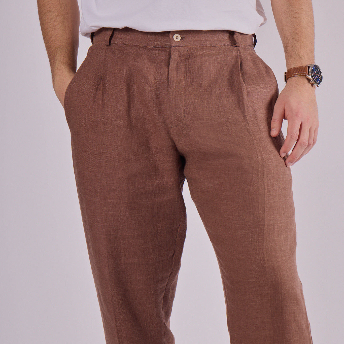 Men's Loose-fit Linen Pants