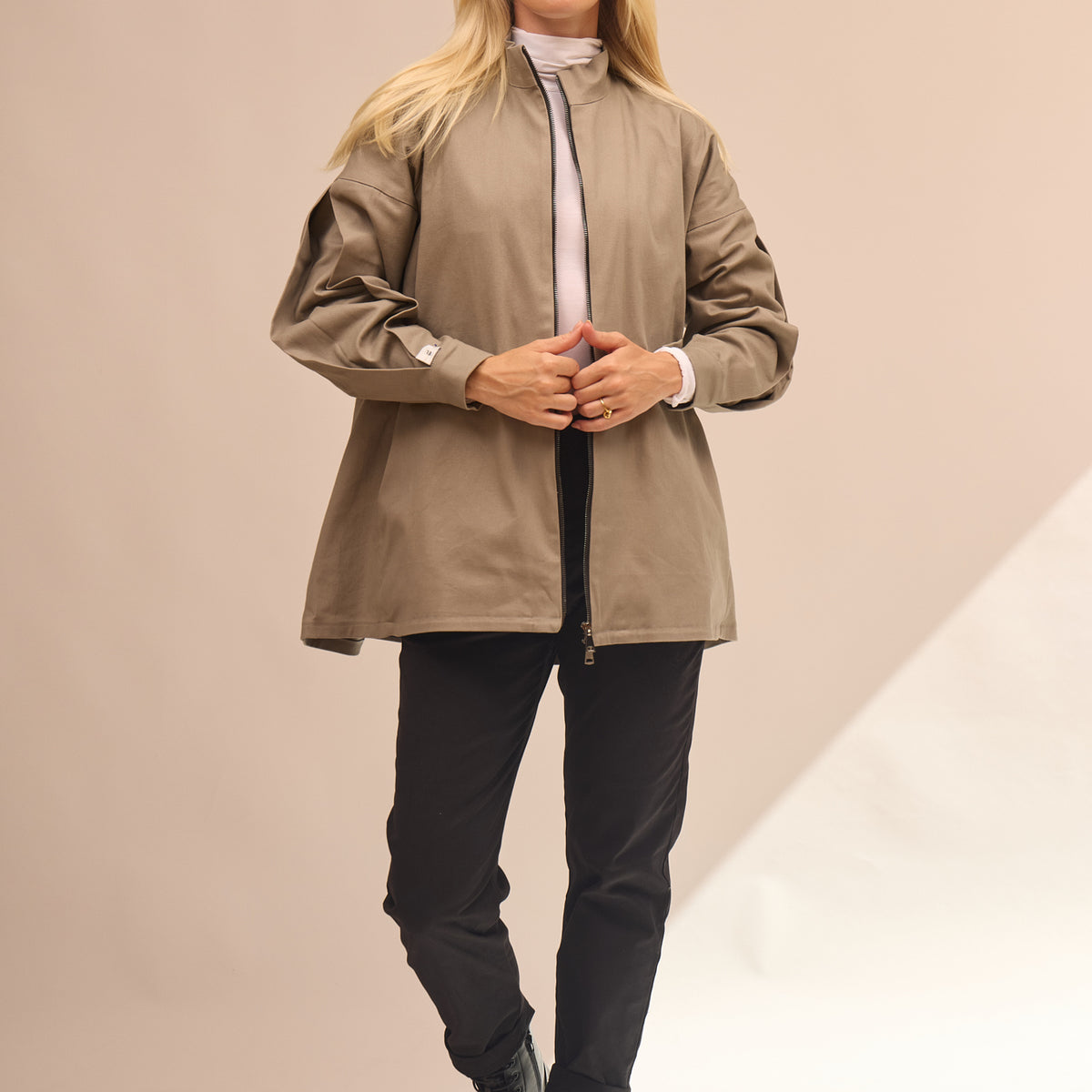 Dámský bavlněný kabátek - oversized