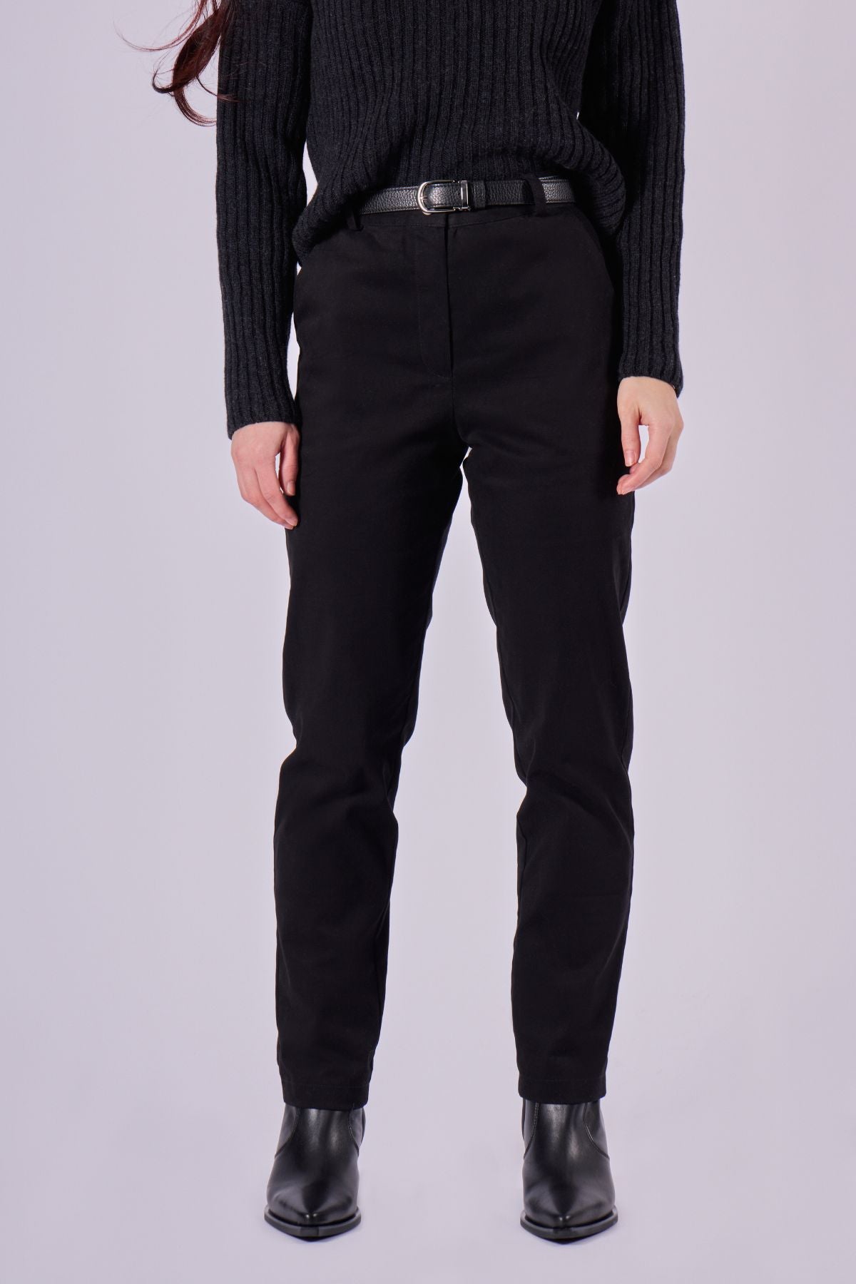 Dámske bavlnené chino nohavice - regular fit