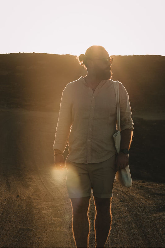 Outfit by Tomáš | All Beige natural - Linen shirt