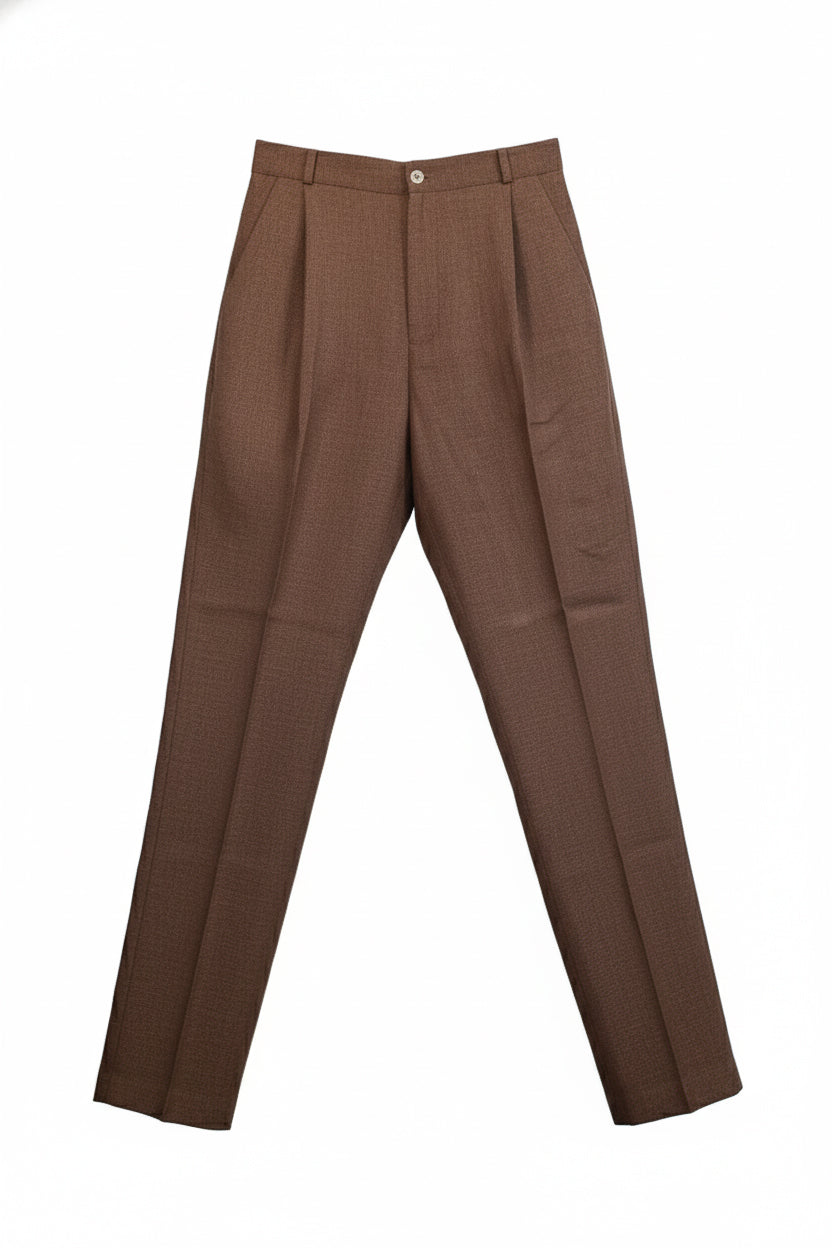 Women’s Straight-leg Linen Pants - Brown
