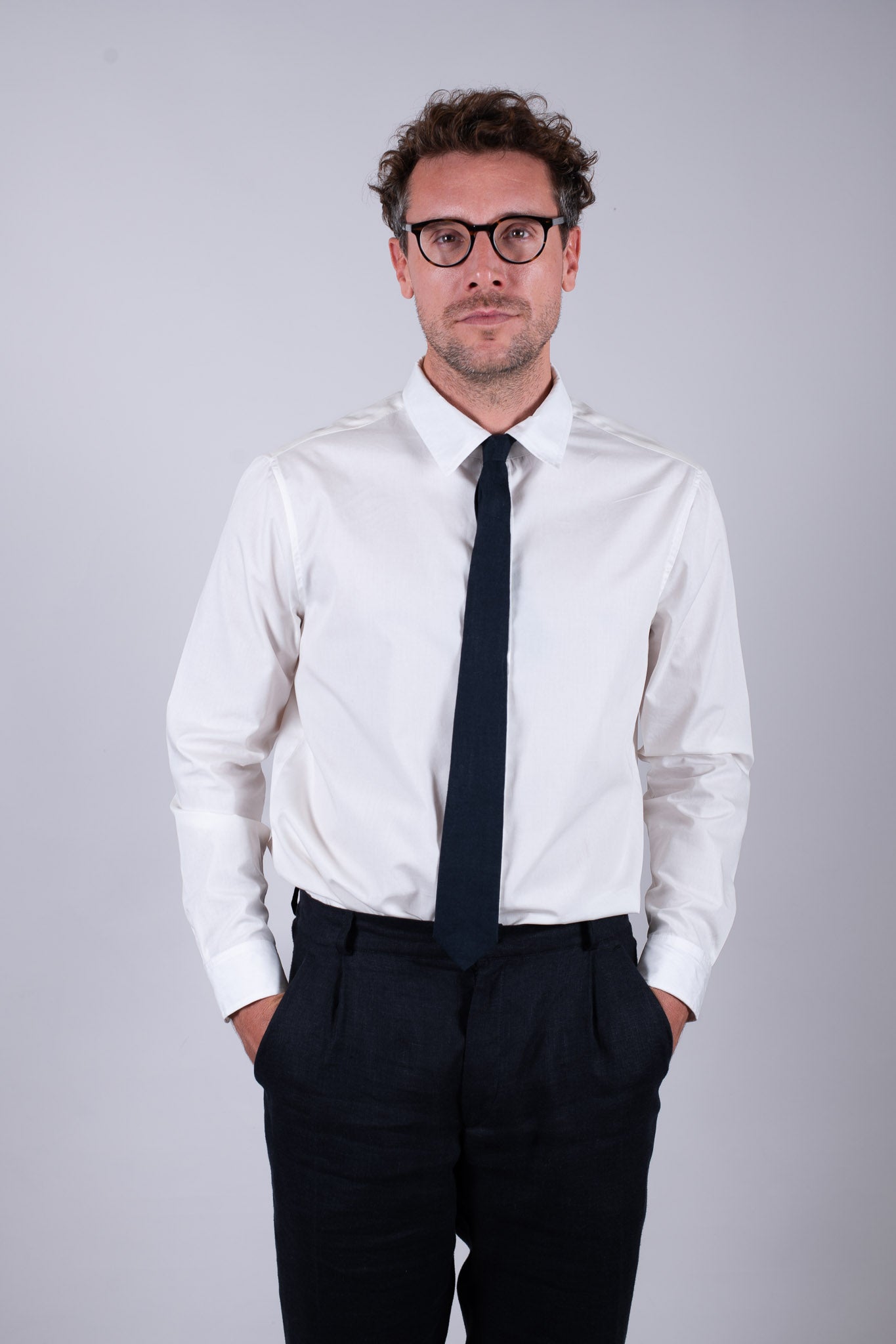 Linen Slim Tie