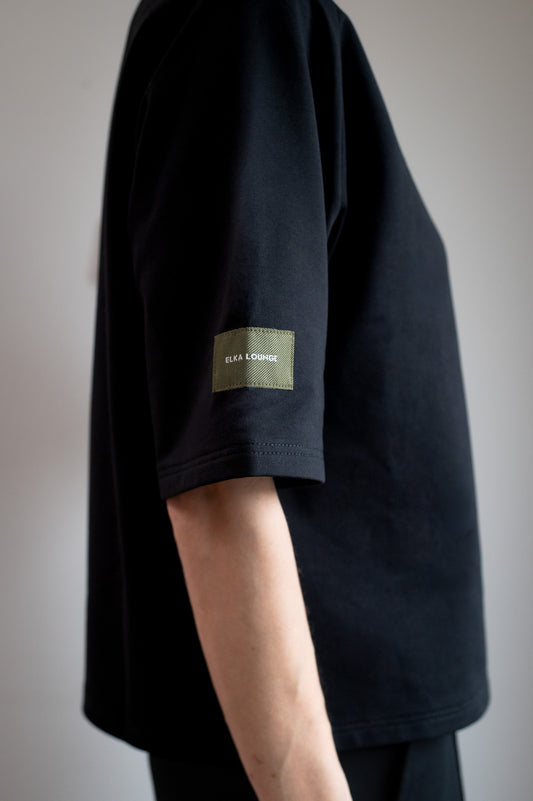 Dámske mikinové tričko z biobavlny - loose fit