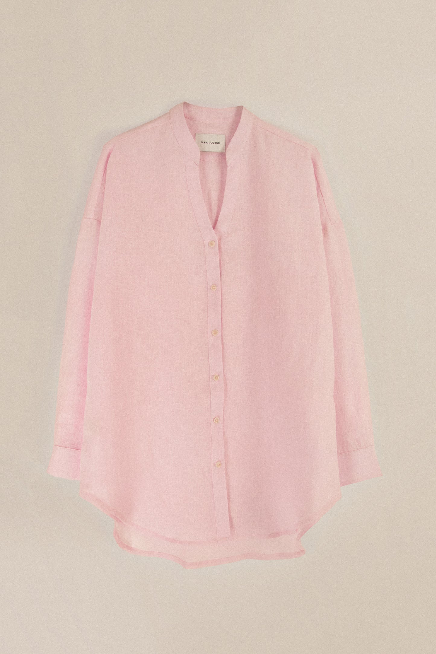 Women linen shirt loose fit Winter Rose Limited edition