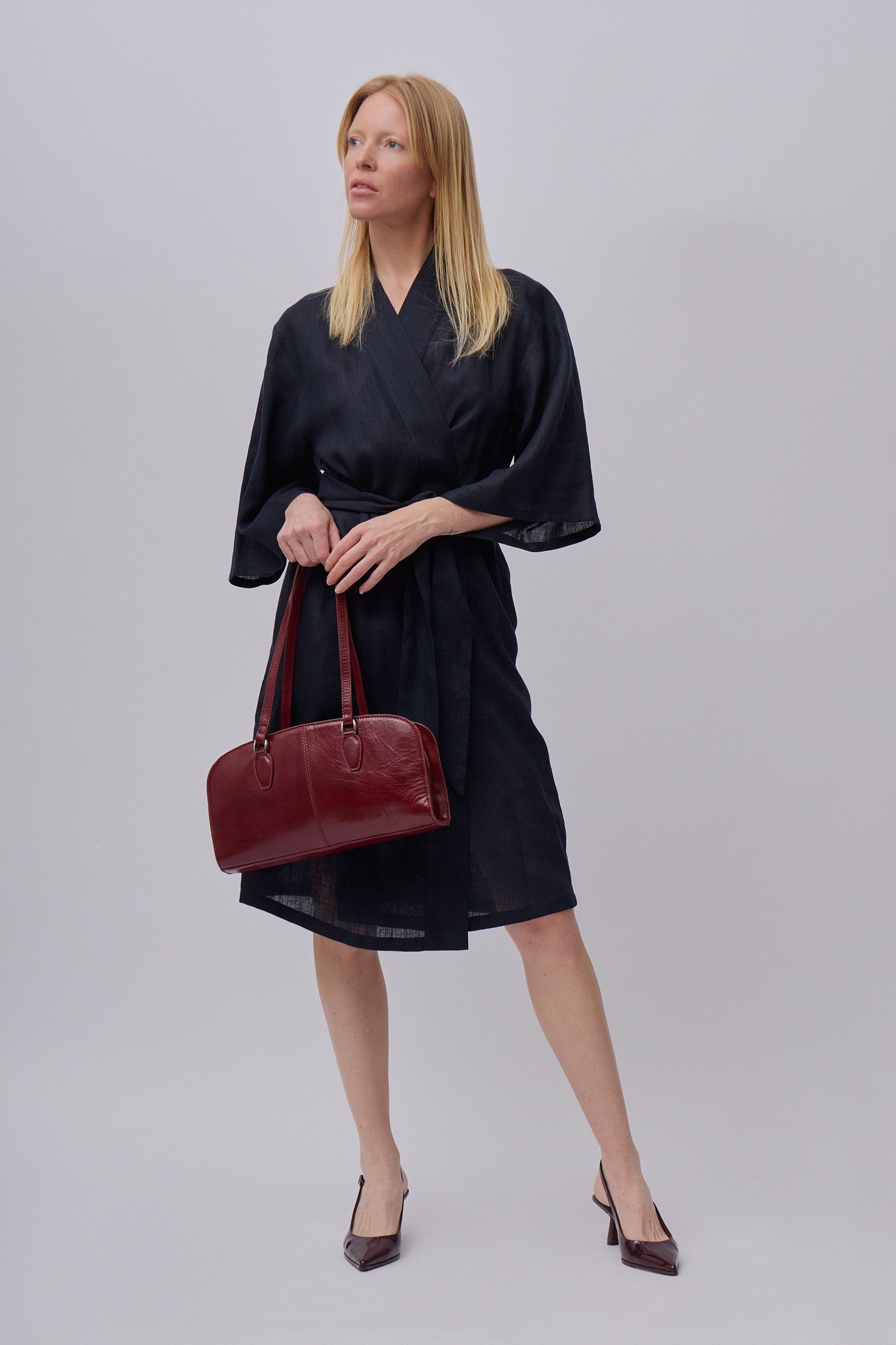 Women’s linen kimono dress 