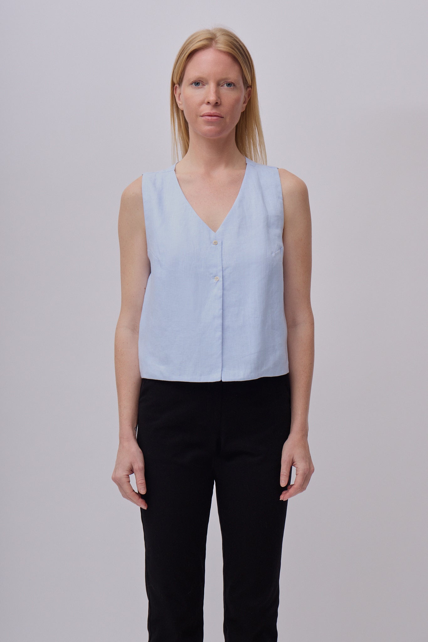 Women’s linen vest