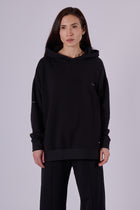 Women hoodie organic cotton brushed - Oversized