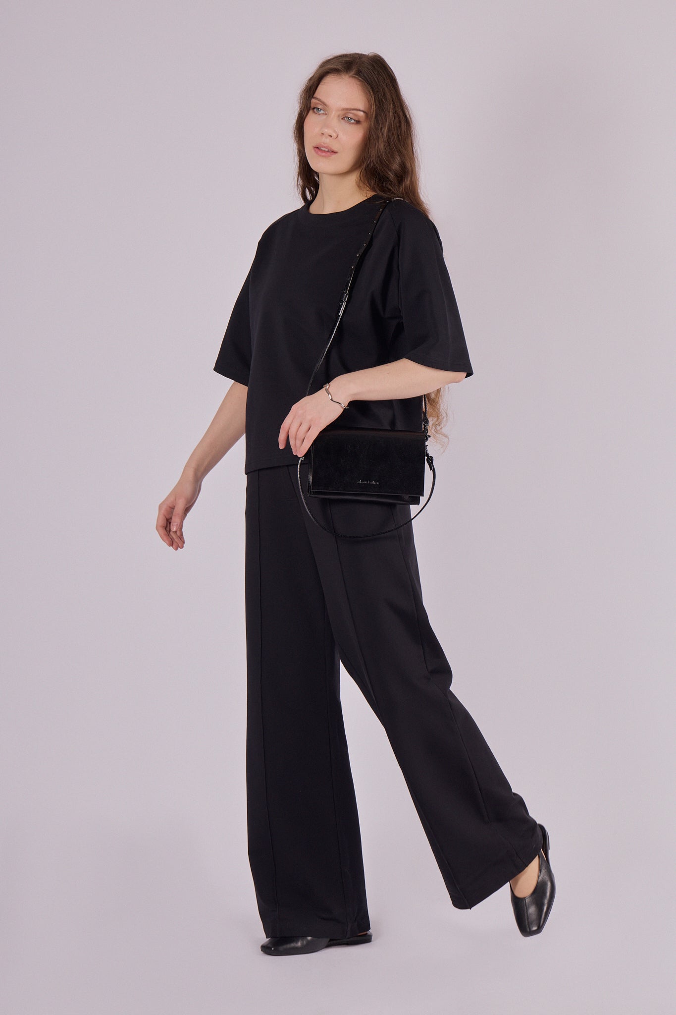 Women’s Wide-Leg Sweatpants from Organic Cotton - Regular fit