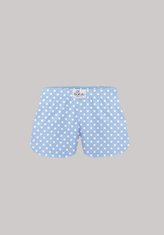 Detské Trenírky Light blue with polka dots