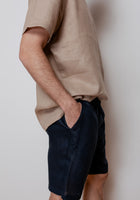 Men linen shorts - loose fit