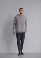 Men sweatshirt organic cotton brushed - Oversized