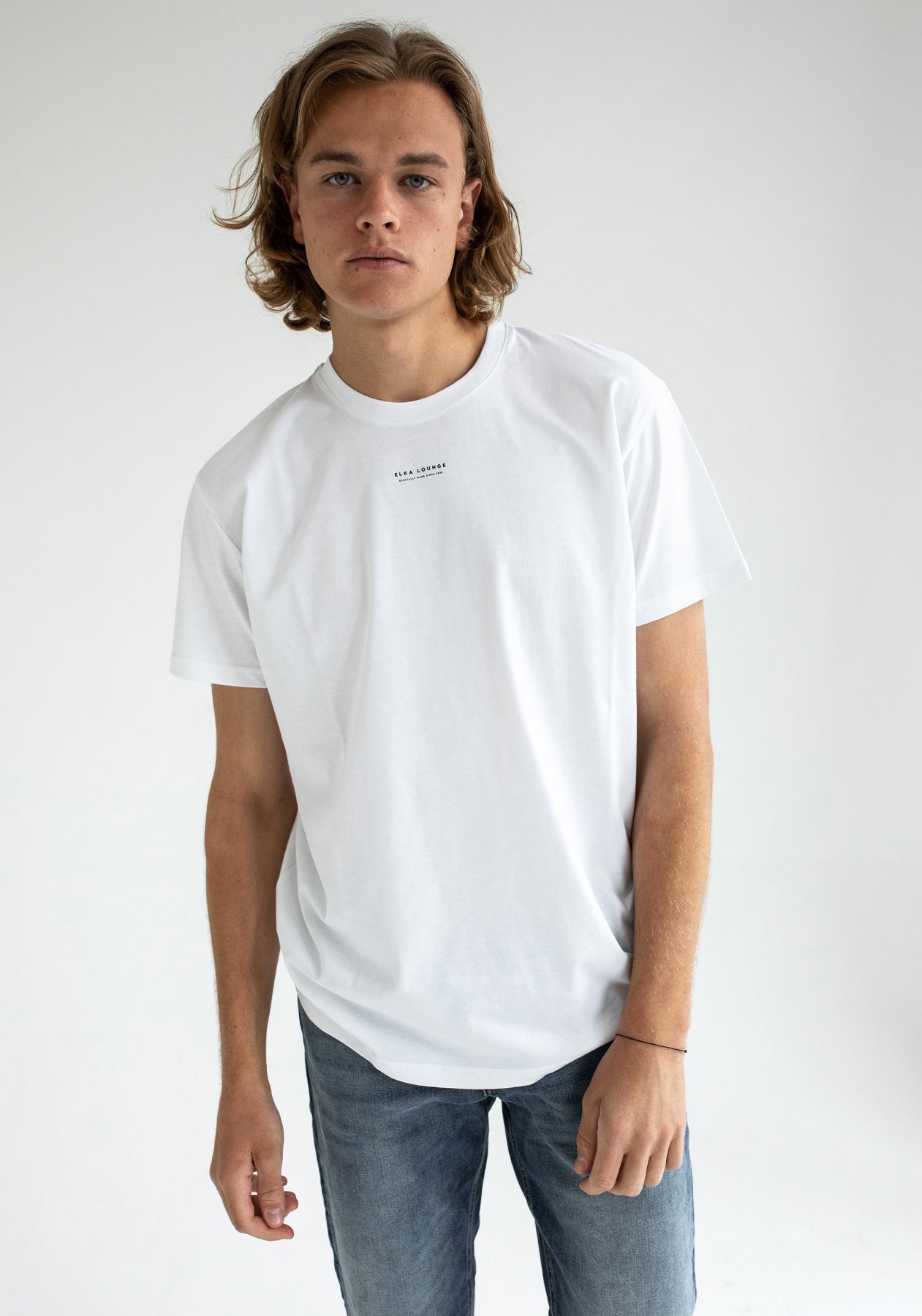 Men T-shirt Optical white regular