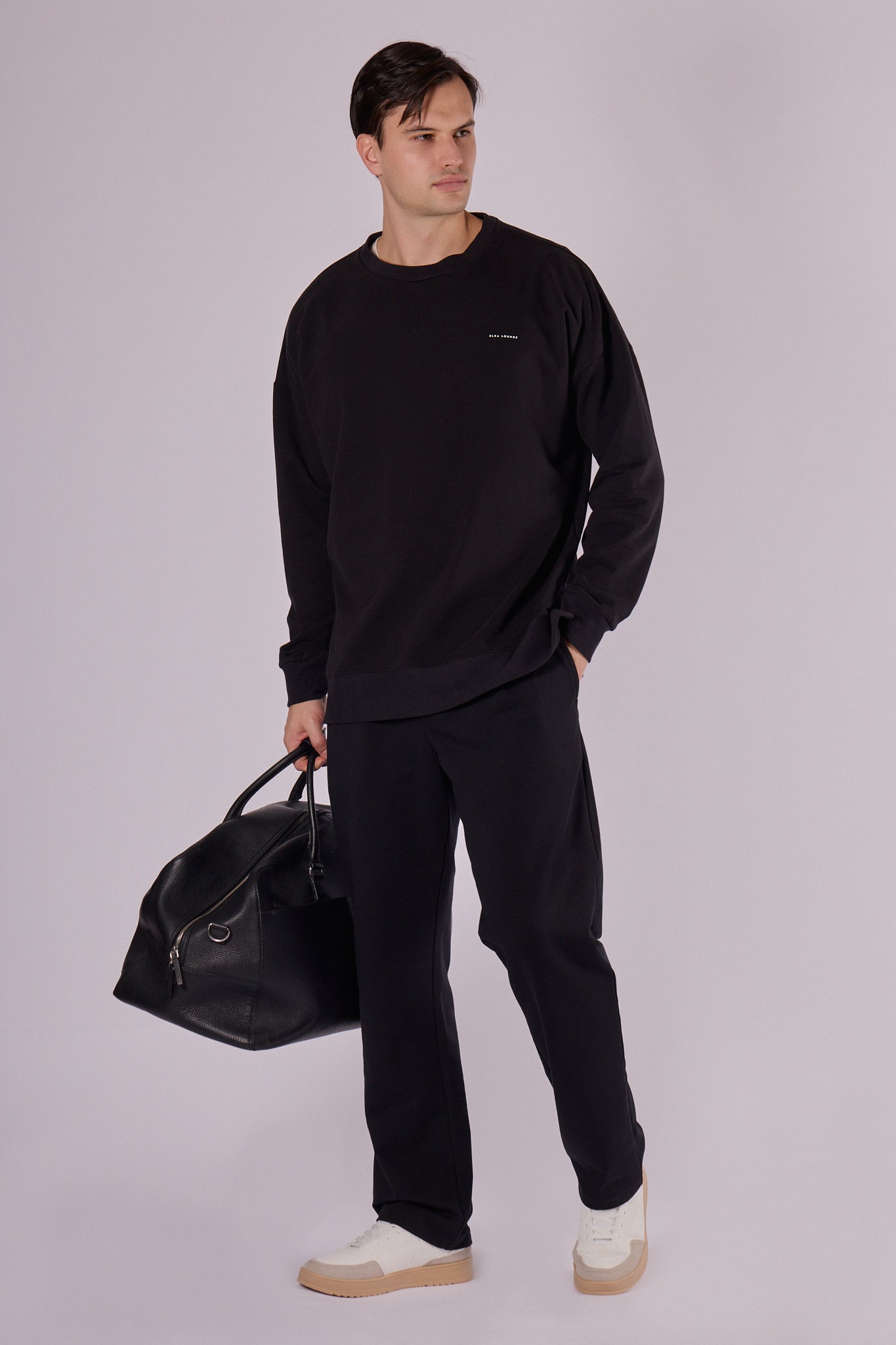 Men Sweatshirt organic cotton brushed - Oversized