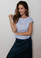 Dámské lněné tričko - regular fit