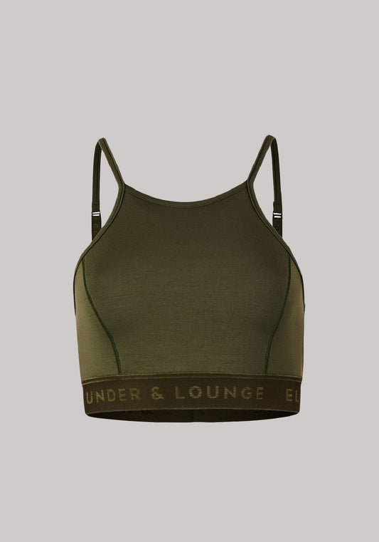 Women bra khaki slimfit