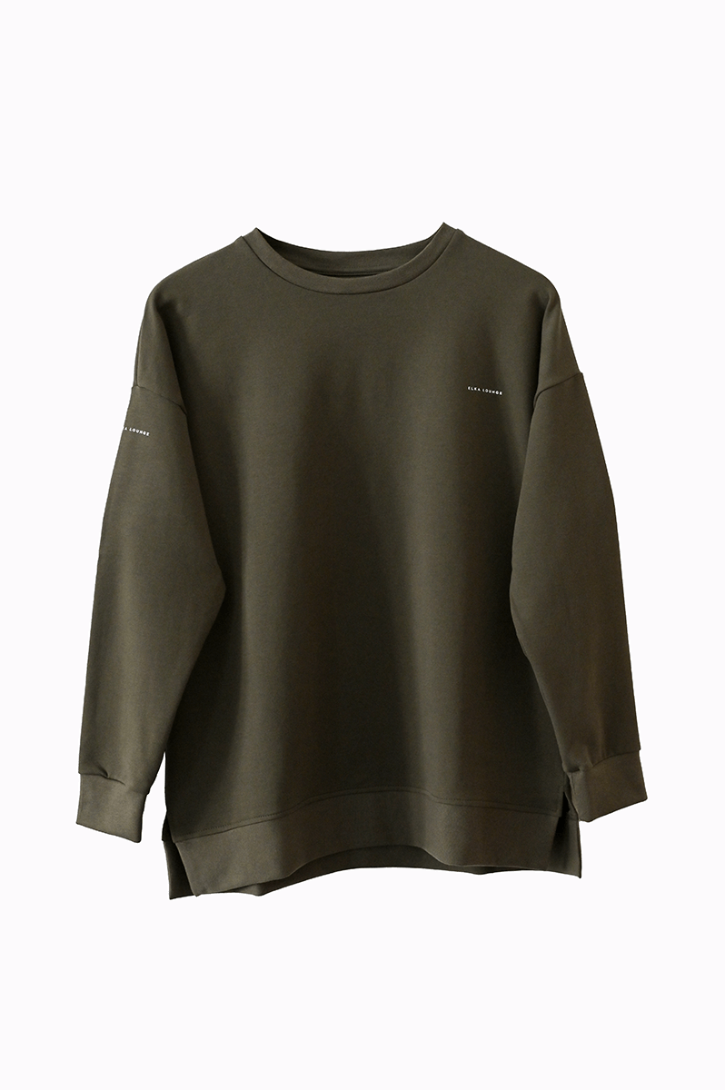 Women Sweatshirt organic cotton brushed - Oversized