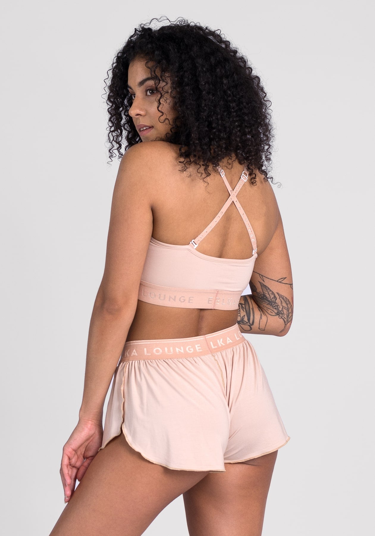 Women shorts lounge Beige