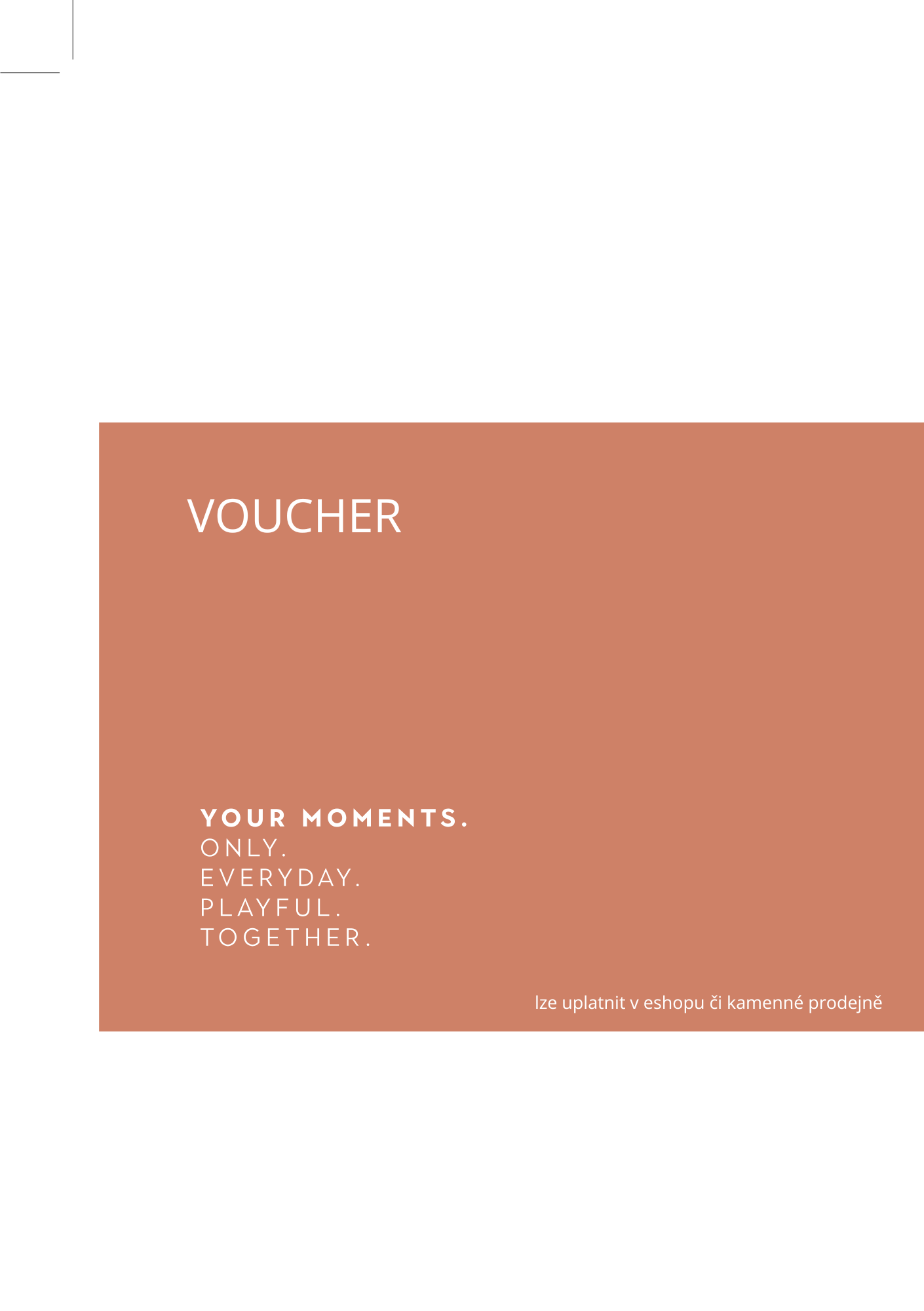 Dárkový voucher